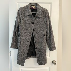 Wool Grey Speckled Coat